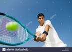 Tennis Racket Hit Low