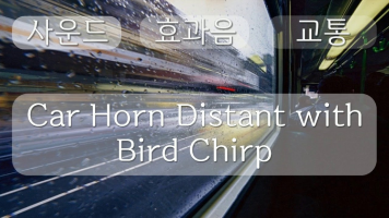 Car Horn Distant with Bird Chirp