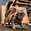 Cat Hissing 1