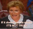 Judge Judy Lie