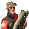 Sniper says "Spy"