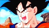 Goku ssj in front of androids