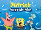 SpongeBob Happy BDay Pat