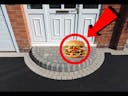 There's a burger at my nans door