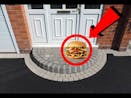 There's a burger at my nans door