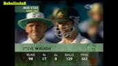 Steve Waugh just scored two from his last ball 