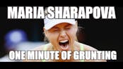 Maria Sharapova  hilarious shout