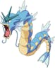 The growl of realistic Gyarados 