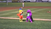 Famous SD Chicken vs Barney - RailCats, U.S. Steel Yard