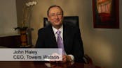 I'm John Haley CEO of Towers Watson