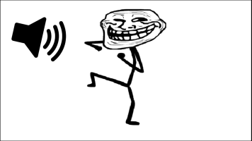 Gta Stickman Troll Face GIF