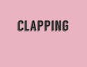 Gentle clapping