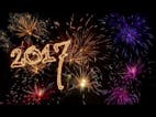 Children wishing: Happy New Year 