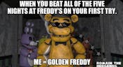 Golden Freddy “it’s me”