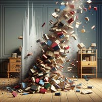 Bookshelf Toppling 2