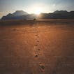 Sand Footsteps 1