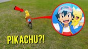 DRONE CATCHES PIKACHU AT ABANDONED FIELD