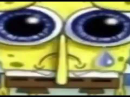 sad spongebob in low quality 