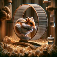 Hamster Wheel Turning 1