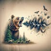 Bear Growling 1