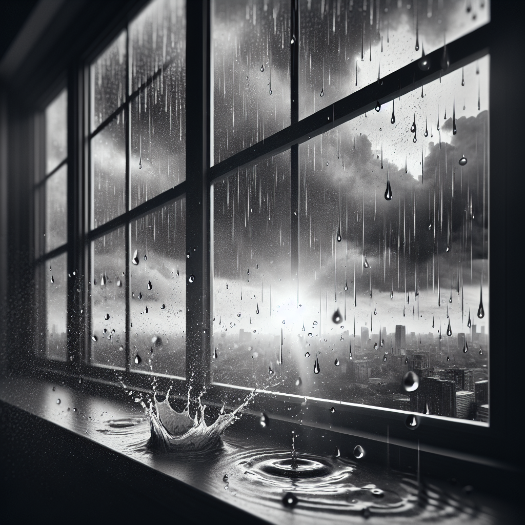 Raindrops On Window 1