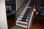 Walk Down Solid Wood Stairs