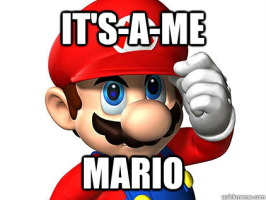 It'sa me, Mario.