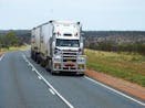 Truck Pulls Away