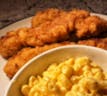 Macaroni With The Chicken Strips!