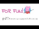 Peppa pig flute music