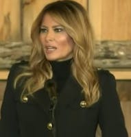 Hide in fear - Melania Trump