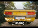 Sports Car Tunnel Passing