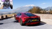 Lamborghini accelerating 