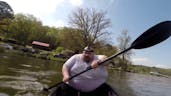 Fat guy sings Moana in a canoe