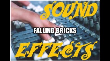 Falling bricks sound effect