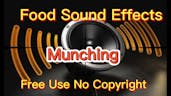 Gobbling food sound effect