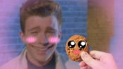 Rick Astley gives you a cookie 😳😳😳😳😳😳😳😳😳😳😳