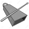 Cartoon Cowbell