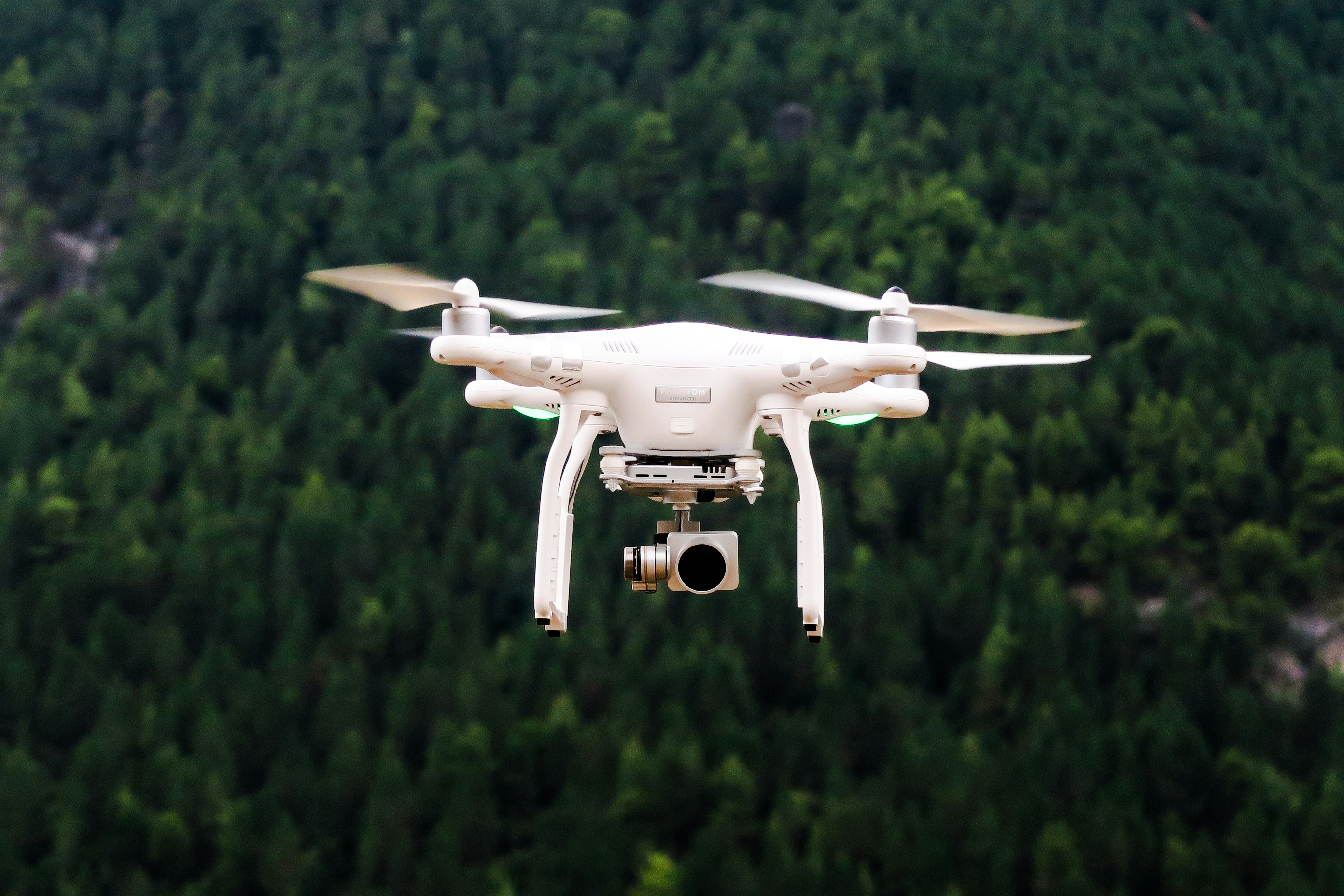 Drone above the City