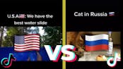 Tik tok America vs Russia song