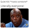 when the quiet kid talks...