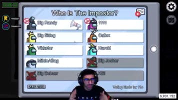 Vikkstar "SHUT THE F*CK UP" - Rage in Among Us
