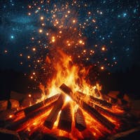 Campfire Burning 1