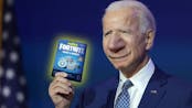 Joe Biden does a 19 dollar Fortnite card giveaway