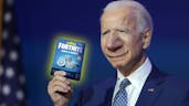 Joe Biden does a 19 dollar Fortnite card giveaway