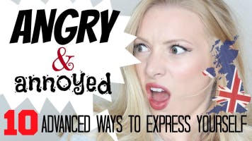 You are just so angry.