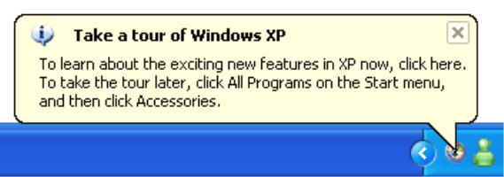 Windows XP Notify