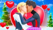 i caught morales and spider Gwen kissing strawbys