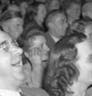 crowd laughing