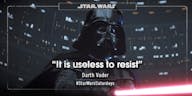 Darth Vader Pointless to resist